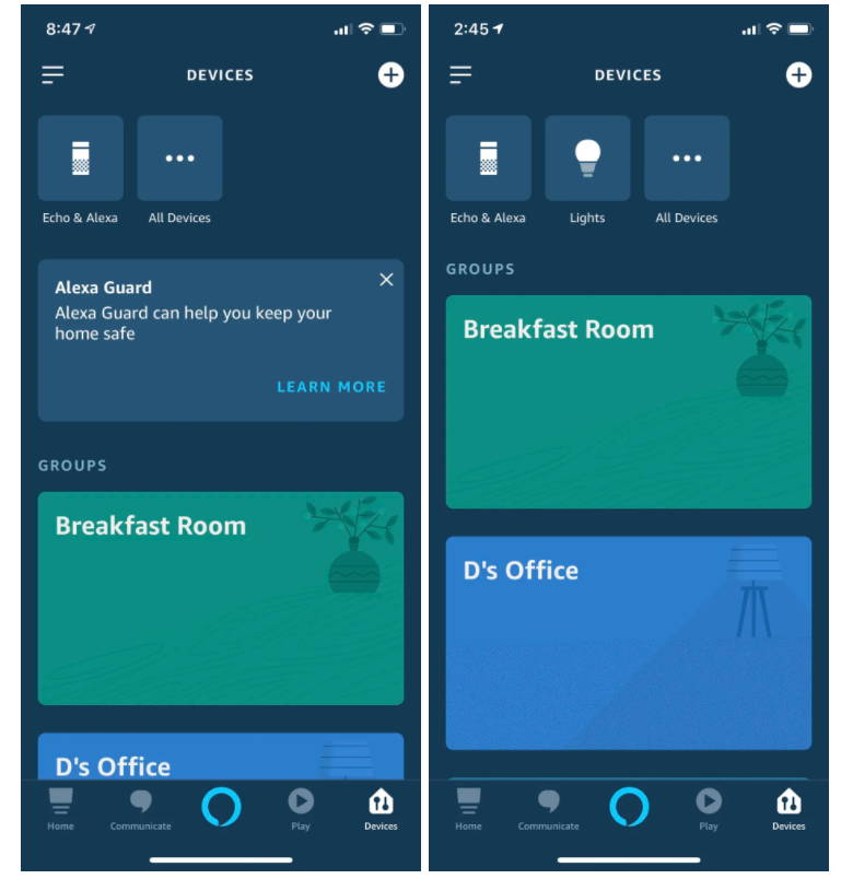 Alexa online initial setup
